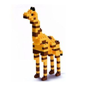Nanoblock Animals - African Giraffe, Nanoblock Collection Series